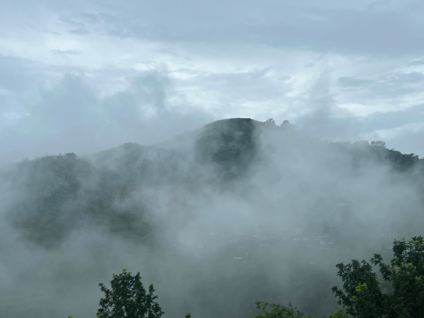 Mountain valley view